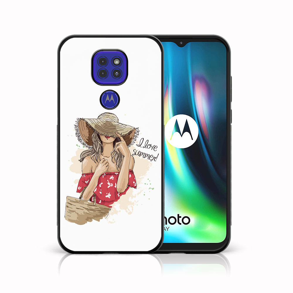 Levně MY ART Silikonový obal Motorola Moto G9 Play / E7 Plus SUMMER (129)
