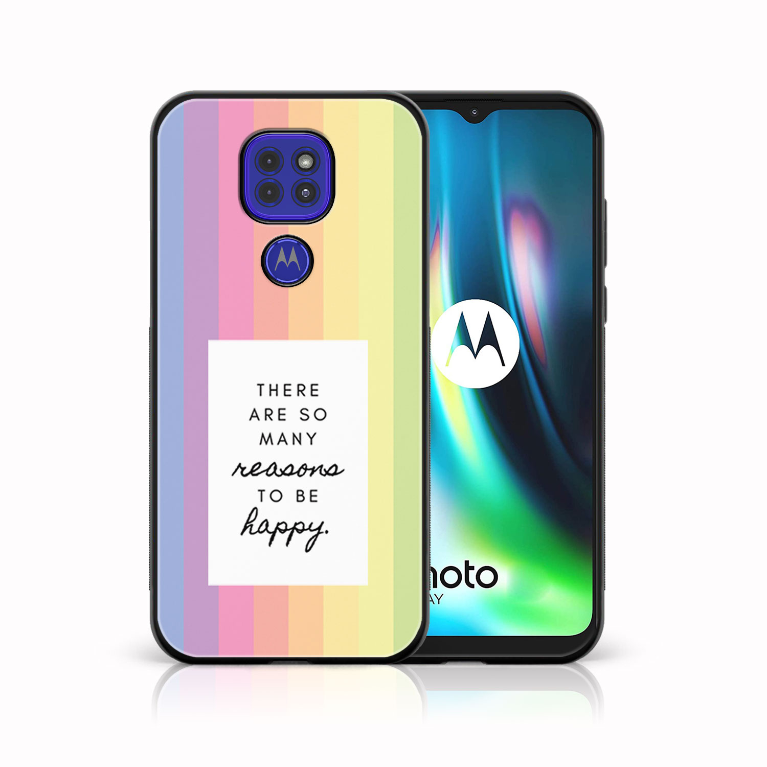 Levně MY ART Silikonový kryt Motorola Moto G9 Play / E7 Plus REASONS (040)