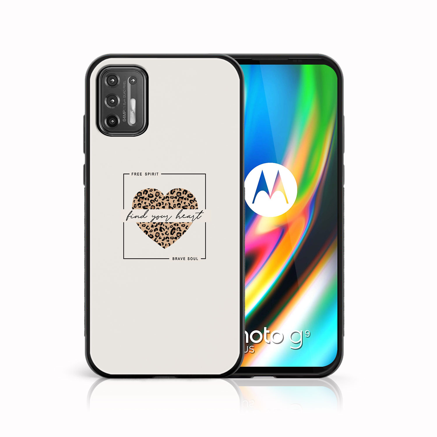 Levně MY ART Silikonový kryt Motorola Moto G9 Plus WILD HE ART (048)