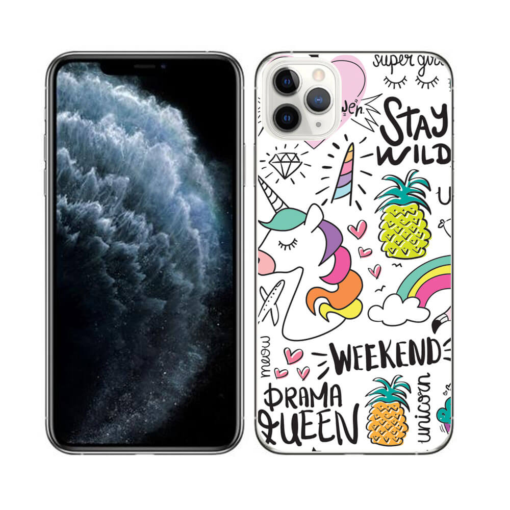 PROTEMIO 26155 MY ART Ochranný obal Apple iPhone 11 Pro Max UNICORN (063)