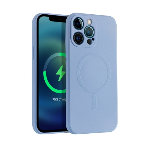 RUBBER MAGSAFE Kryt Apple iPhone 13 mini světlemodrý