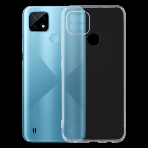 Levně Silikonový kryt Realme C21 průhledný