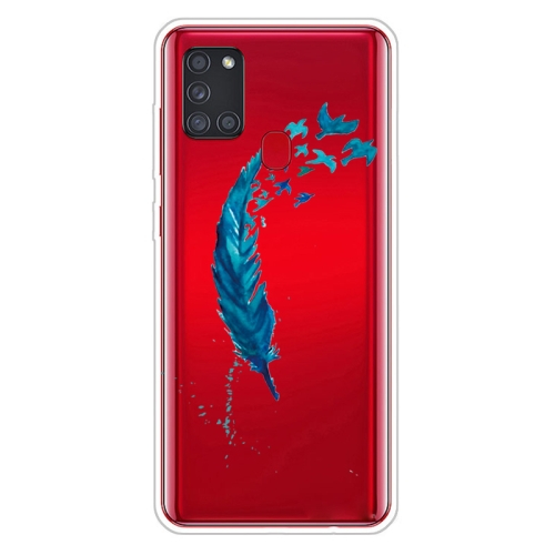 ART Silikonový kryt Samsung Galaxy A21s FEATHER
