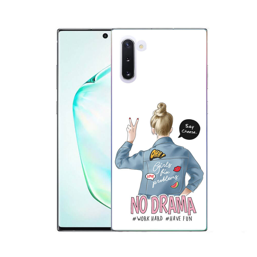Levně MY ART Ochranný kryt Samsung Galaxy Note 10 NO DRAMA (138)