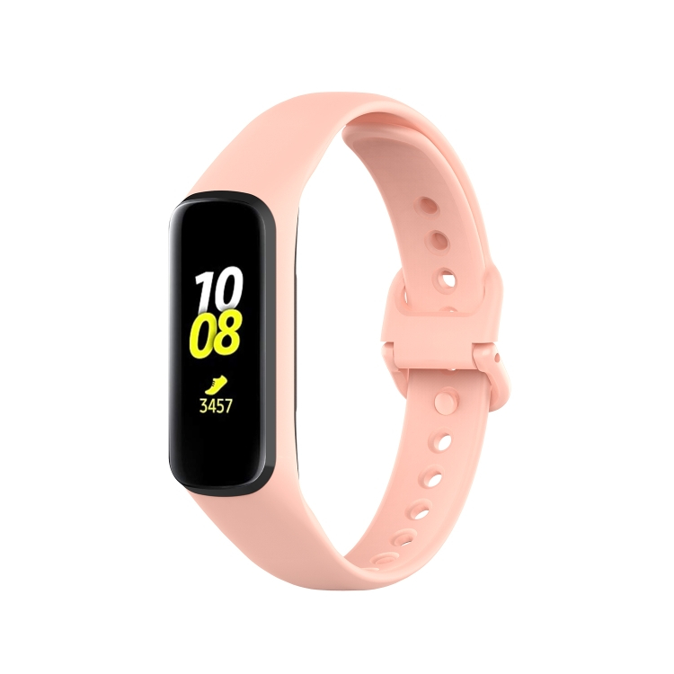 BUTTERFLY Silikonový řemínek Samsung Galaxy Fit 2 růžový