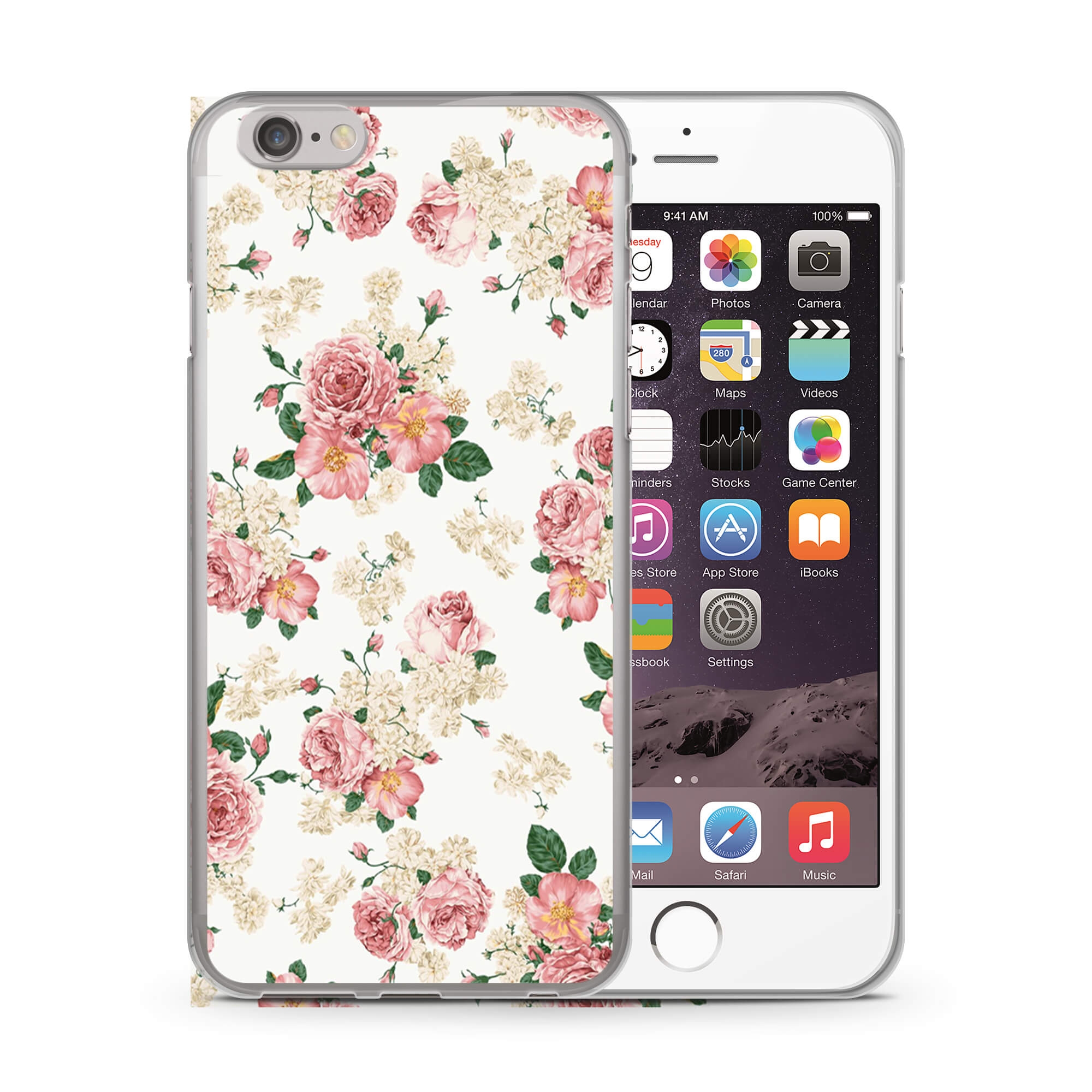 FORCELL MY ART kryt Apple iPhone 6 / 6S PINK ROSES (016)