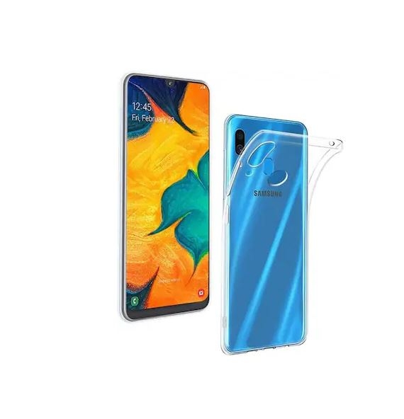 FORCELL Silikonový obal Samsung Galaxy A40 průhledný