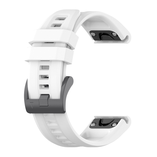 Levně SIMPLE Silikonový řemínek pro Garmin Enduro 2 / Tactix 7 bílý