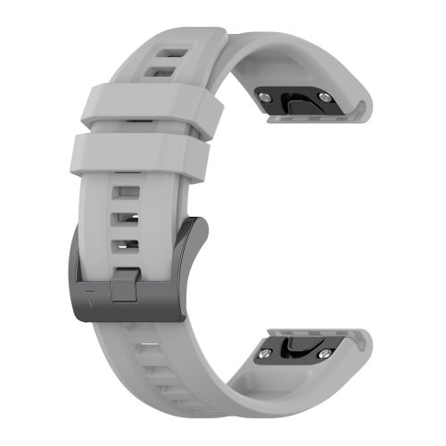 Levně SIMPLE Silikonový řemínek pro Garmin Enduro 2 / Tactix 7 šedý