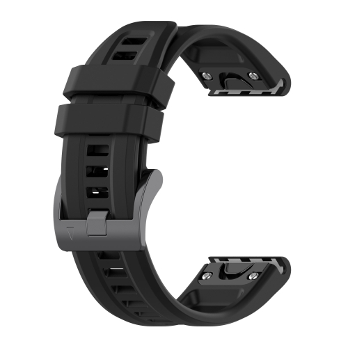 Levně SIMPLE Silikonový řemínek pro Garmin Enduro 2 / Tactix 7 černý