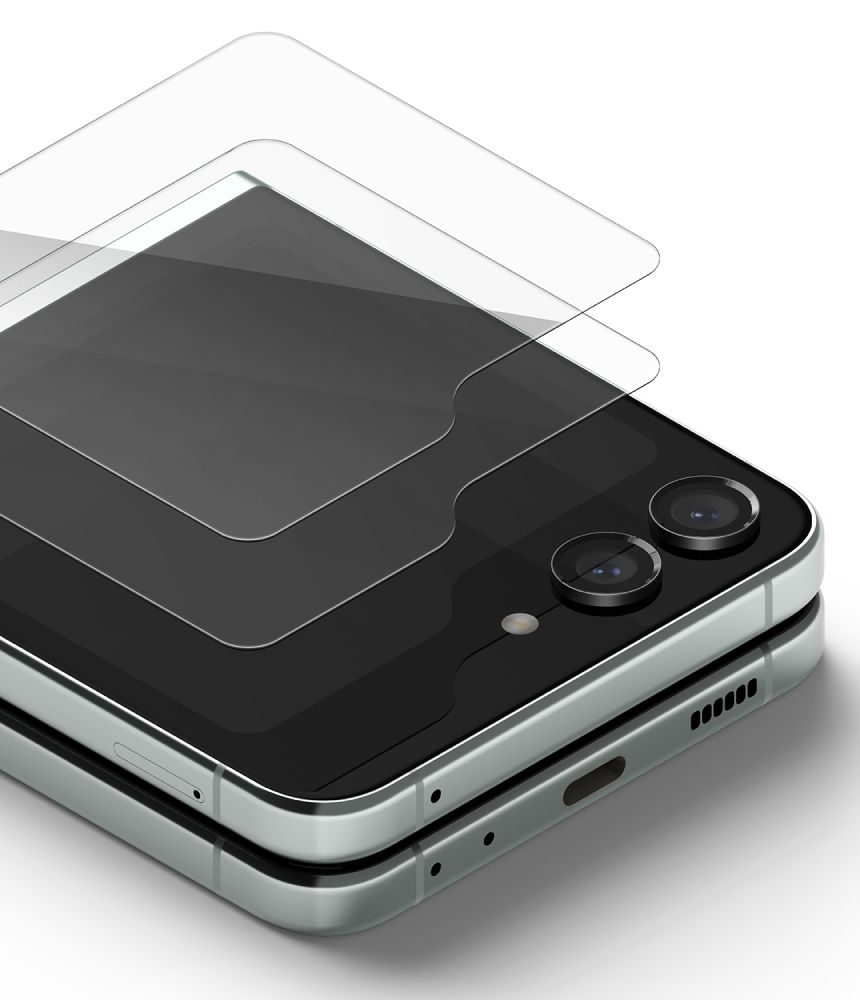 Levně RINGKE ID 2x Ochranné sklo pro zadní displej Samsung Galaxy Z Flip 5 5G