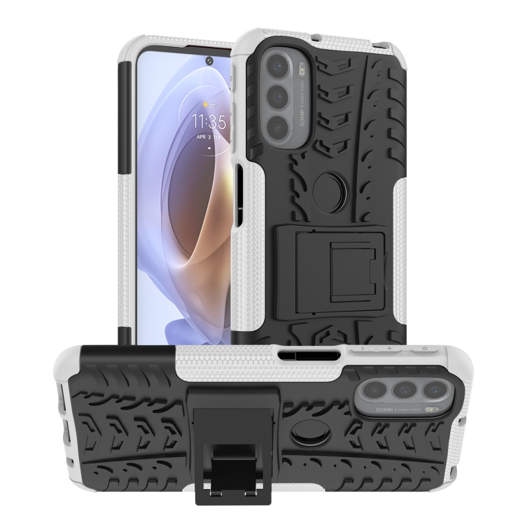 STAND Extra odolný obal Motorola Moto G31/G41 bílý