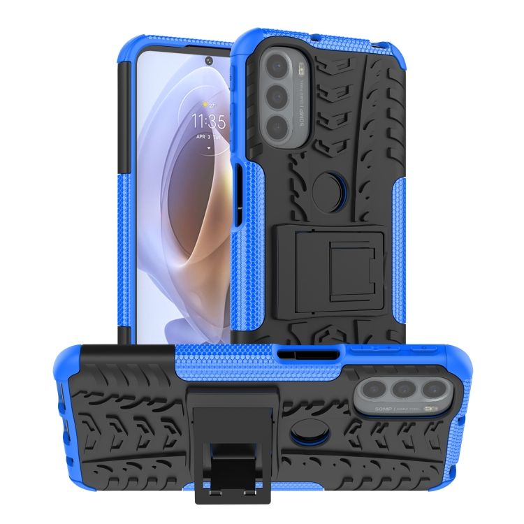 STAND Extra odolný obal Motorola Moto G31/G41 modrý