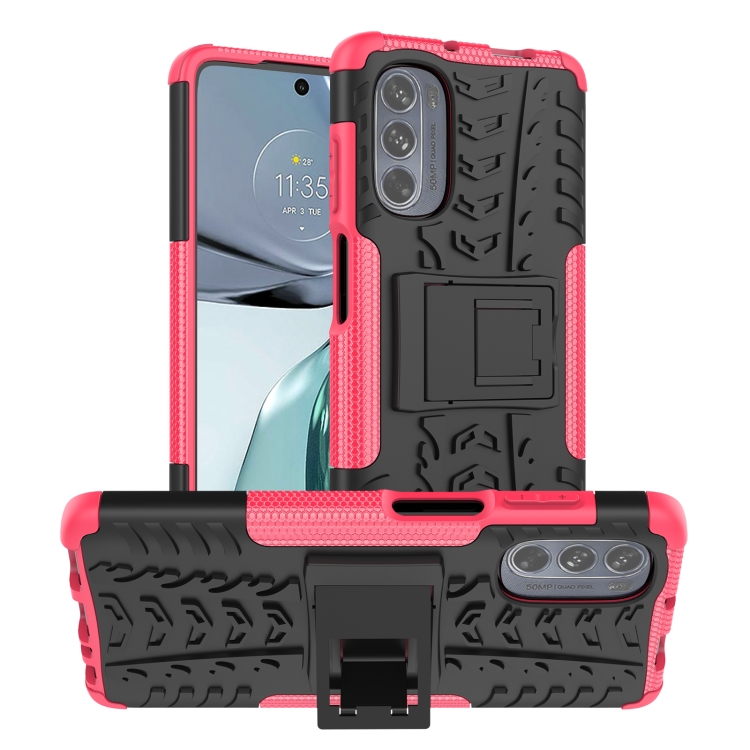 STAND Extra odolný obal Motorola Moto G62 5G růžový