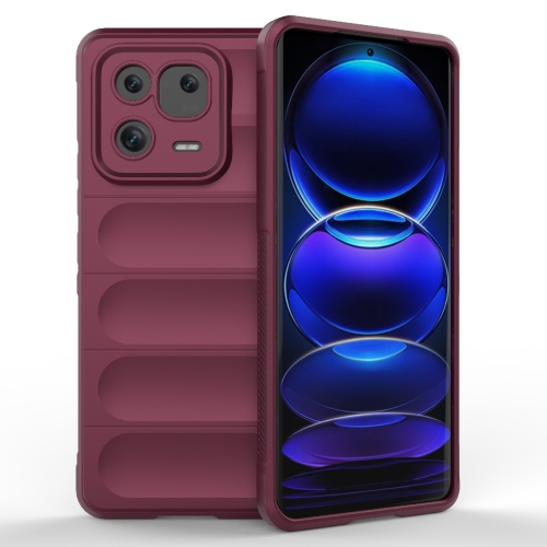 Levně STEPS Ochranný kryt Xiaomi 13 Pro bordový