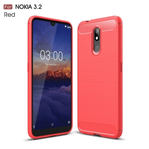 Levně FLEXI TPU Obal Nokia 3.2 červený