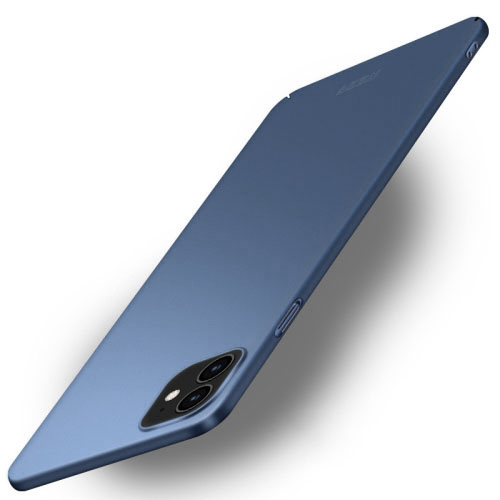 Levně MOFI Ultratenký obal Apple iPhone 12 / 12 Pro modrý