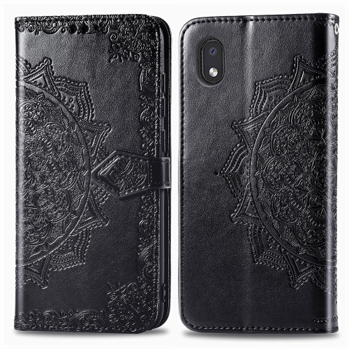 FORCELL ART Peňaženkový kryt Motorola One Fusion + ORNAMENT černý