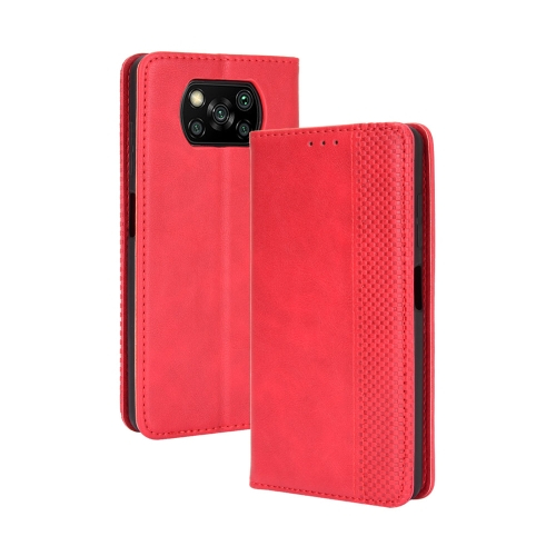 Levně BUSINESS Peňaženkový kryt Xiaomi Poco X3 NFC / X3 Pro červený