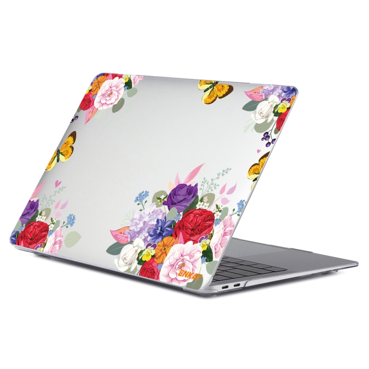 Levně ENKAY FLOWER Pouzdro pro MacBook Pro 13" A2251 / A2289 / A2338 BOUQUET