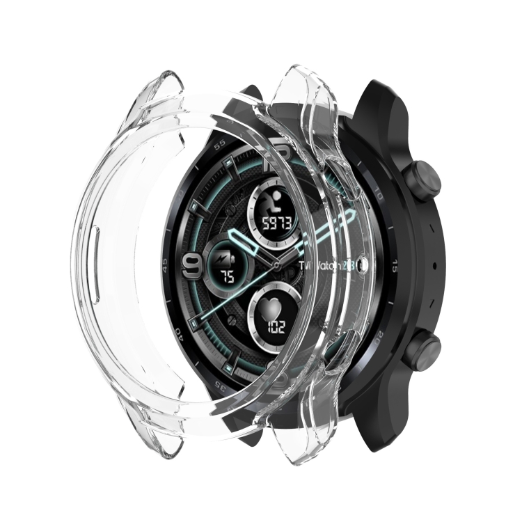 TPU HALF COVER obal pro Tic Watch Pro 3 Ultra průhledný