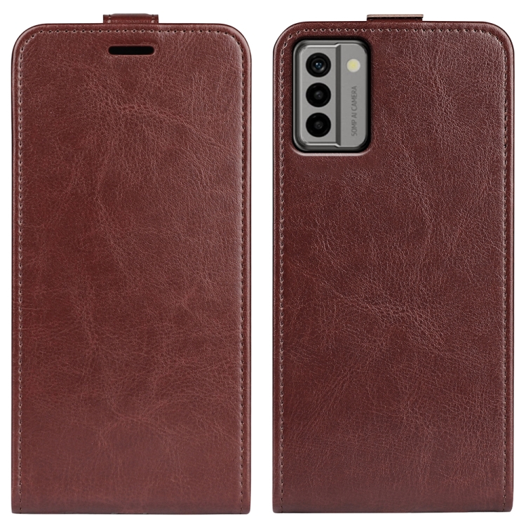 Levně Vyklápěcí pouzdro Nokia G22 hnědé