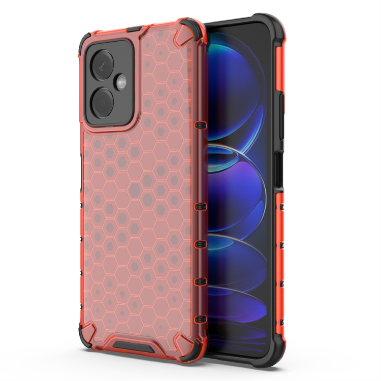 Levně HONEYCOMB Ochranný kryt Xiaomi Redmi Note 12 5G červený