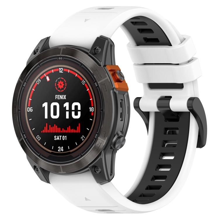 Levně SPORTY Univerzální řemínek pro Garmin Fenix 7 Pro / 7 Pro Solar / 7 Pro Sapphire bílý