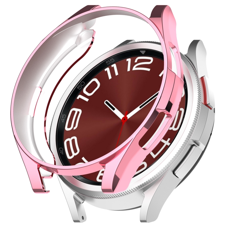TPU HALF COVER Obal pro Samsung Galaxy Watch 6 Classic 43mm růžový
