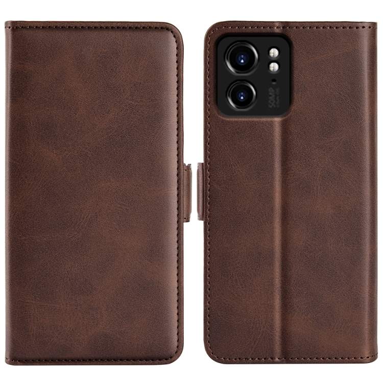 Levně SIDE Peněženkové pouzdro pro Motorola Edge 40 tmavě hnědé