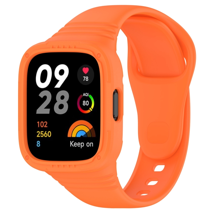 GLACIER Ochranné pouzdro s řemínkem pro Xiaomi Redmi Watch 3 oranžové
