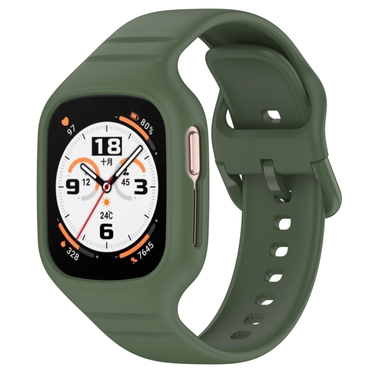 Levně FULL Ochranný kryt s řemínkem pro Honor Watch 4 zelený