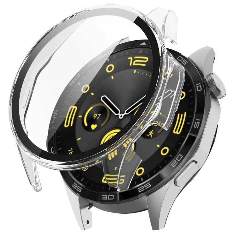 PC FULL COVER Plastový kryt se sklem pro Huawei Watch GT 4 46mm průhledný