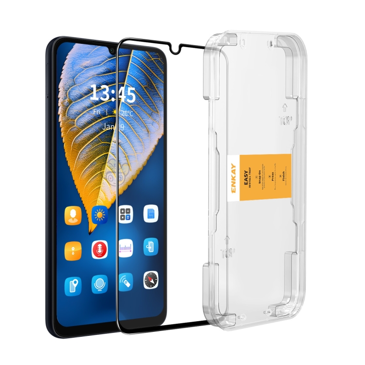 ENKAY EASY INSTALL Ochranné sklo pro Xiaomi Redmi 14C / Poco C75