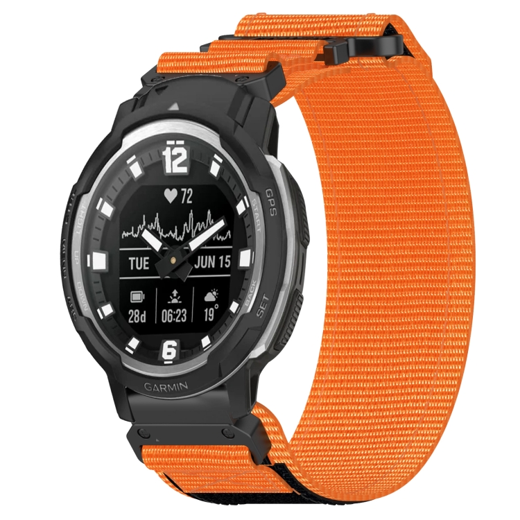 Levně NYLON řemínek pro Garmin Instinct Crossover oranžový
