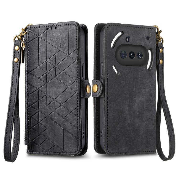 Levně GEOM Peněženkové pouzdro pro Nothing Phone (3a) černé