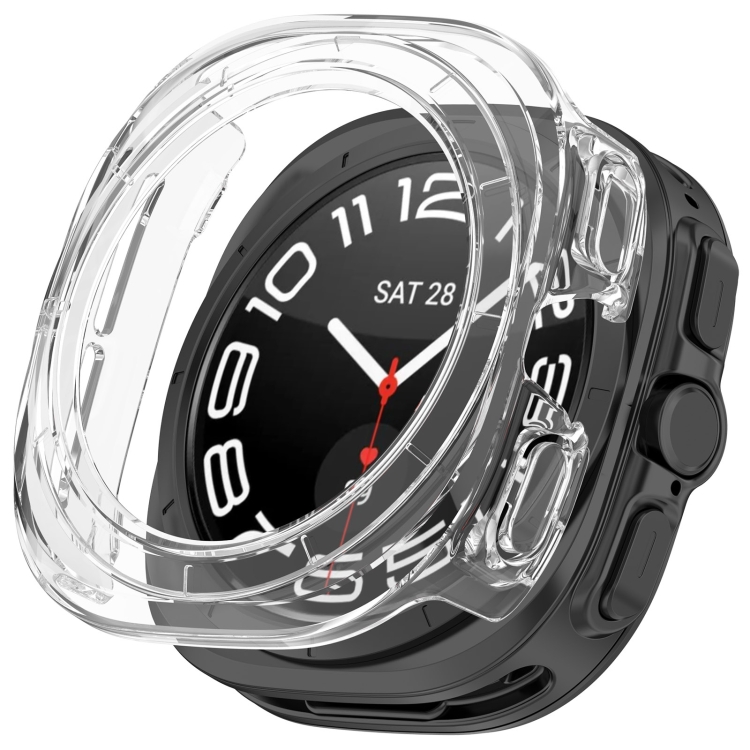 PC HALF COVER Plastový kryt Samsung Galaxy Watch Ultra / Watch Ultra 2025 průhledný