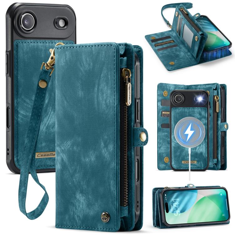 Levně WALLET Ochranný kryt s peněženkou 2v1 pro Apple iPhone Air modrý