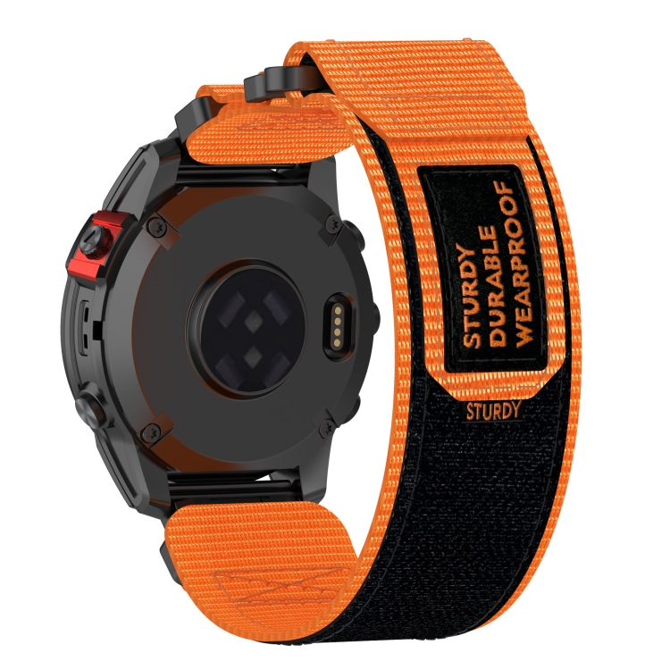 STURDY Nylonový řemínek pro Garmin Fenix 8 43mm oranžový