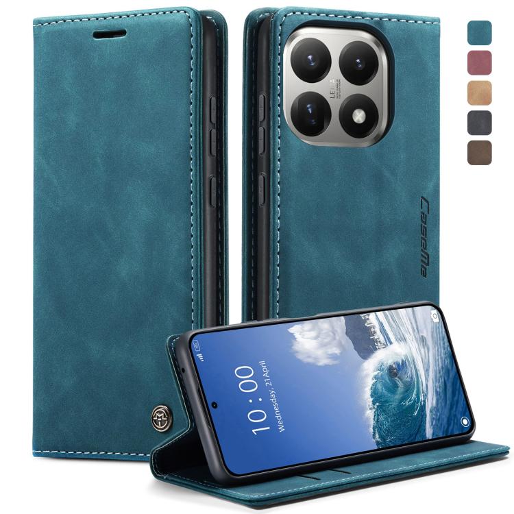 Levně CASEME Peněženkový obal pro Xiaomi 15T modrý