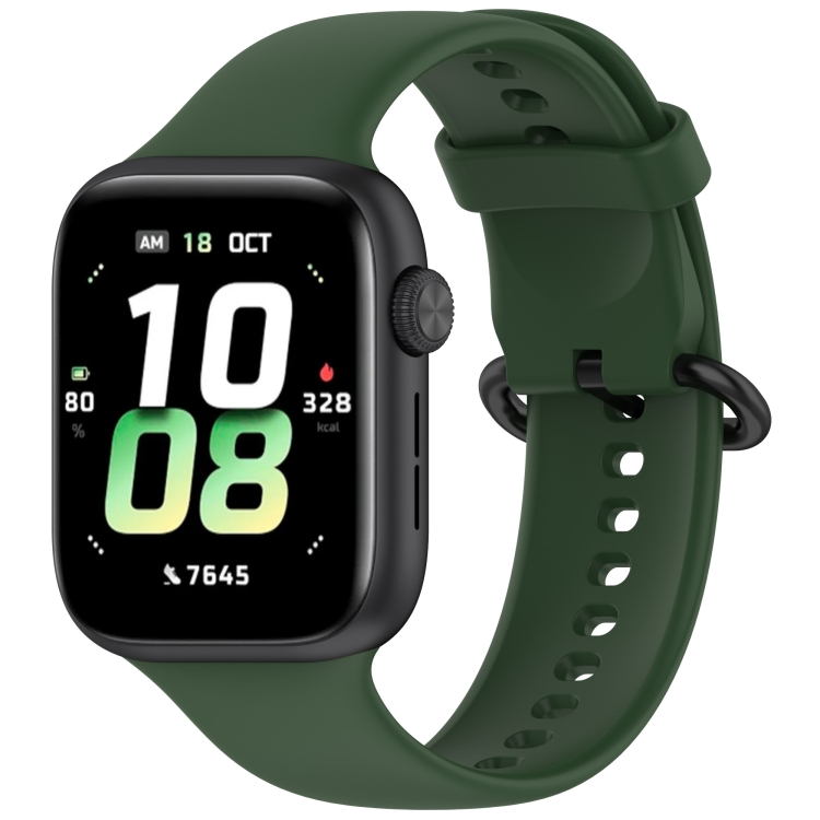 Levně SILICONE Vyměnitelný řemínek pro Honor Watch 5 tmavě zelený