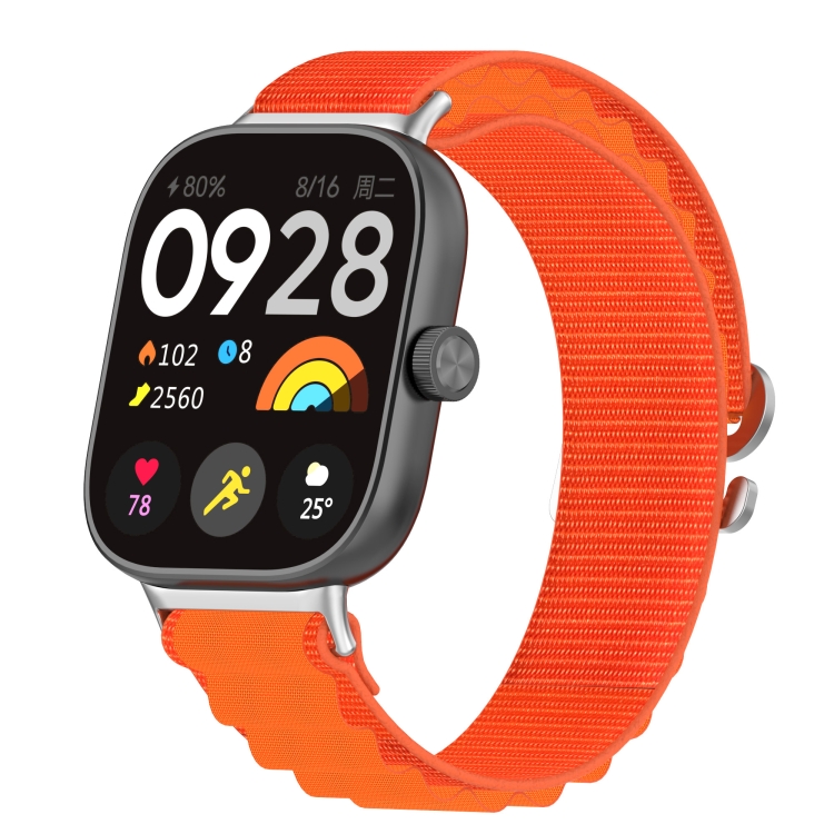 Levně NYLON Vyměnitelný řemínek pro Xiaomi Redmi Watch 5 oranžový