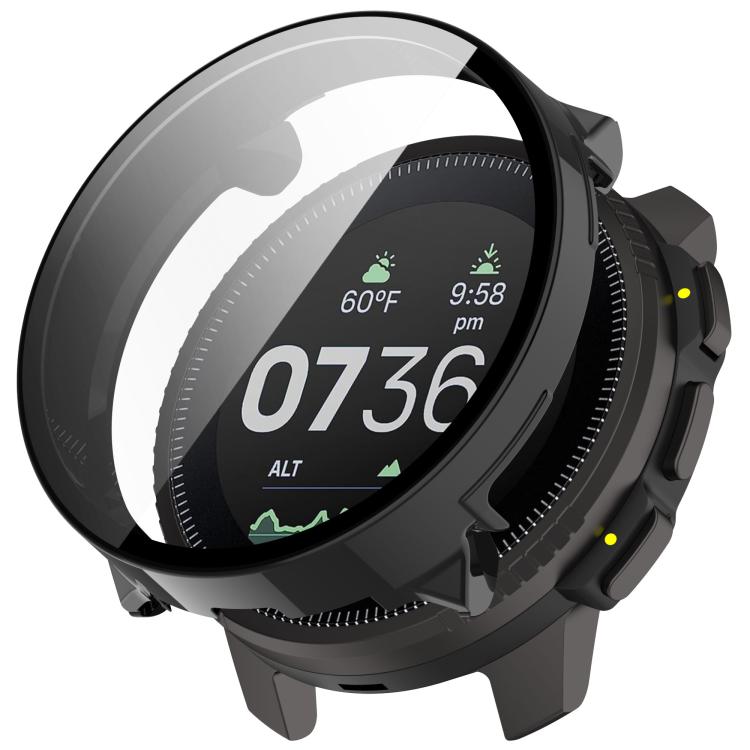 Levně PC FULL COVER Plastový kryt se sklem pro Suunto Vertical černý