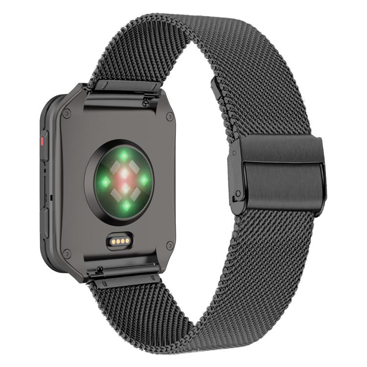 Levně MILANESE Kovový řemínek pro Garmin Venu X1 černý