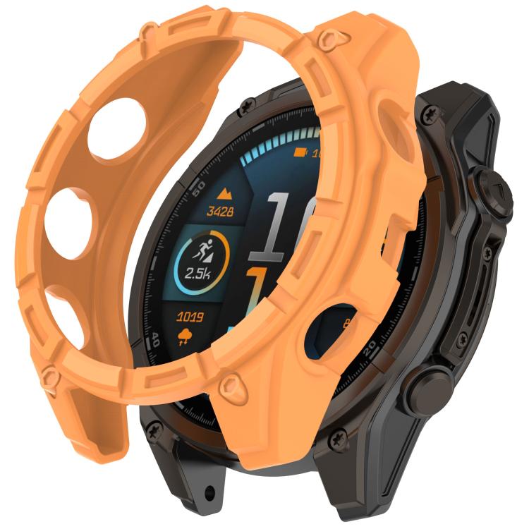Levně TPU HALF COVER Kryt pro Garmin Fenix 8 Pro 51mm AMOLED oranžový