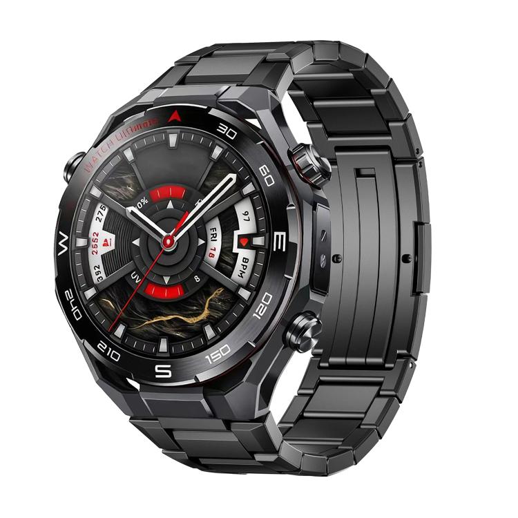 Levně CLASSIC Kovový řemínek pro Huawei Watch Ultimate 2 černý