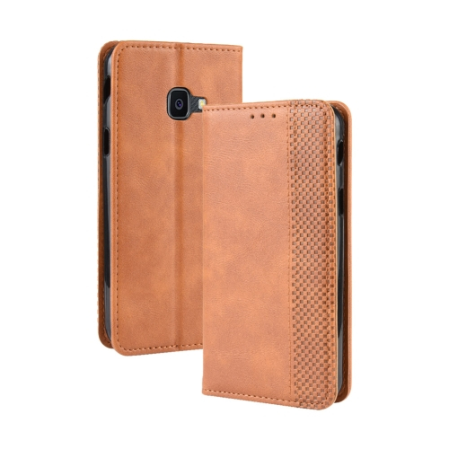 FORCELL BUSINESS Peňaženkový obal Samsung Galaxy Xcover 4S / Xcover 4 hnedý