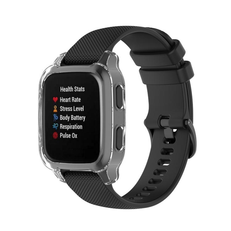 TPU HALF COVER Obal pro Garmin Venu Sq 2 průhledný