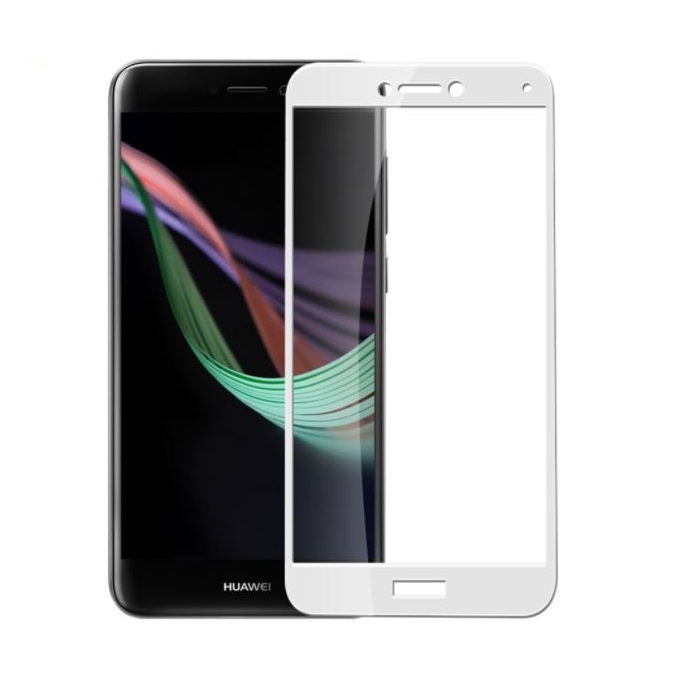 Levně 3D Temperované sklo Huawei P9 Lite 2017 bílé