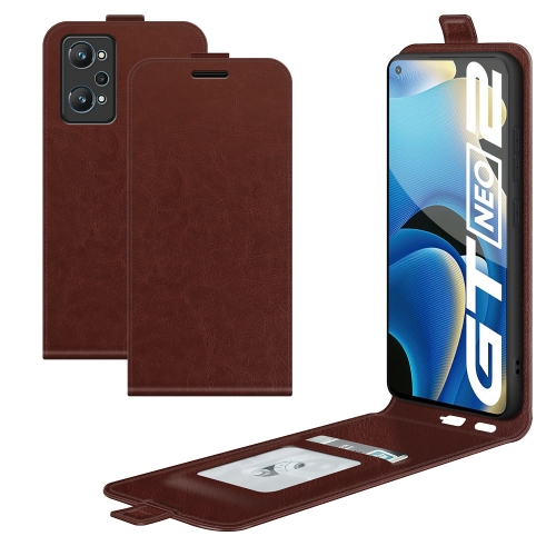 Vyklápěcí pouzdro Realme GT Neo2 5G hnědý